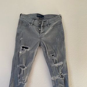 Hollister ultra low rise boyfriend jeans